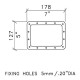 Backing Ring for H7165 Series of Large Flip Handles